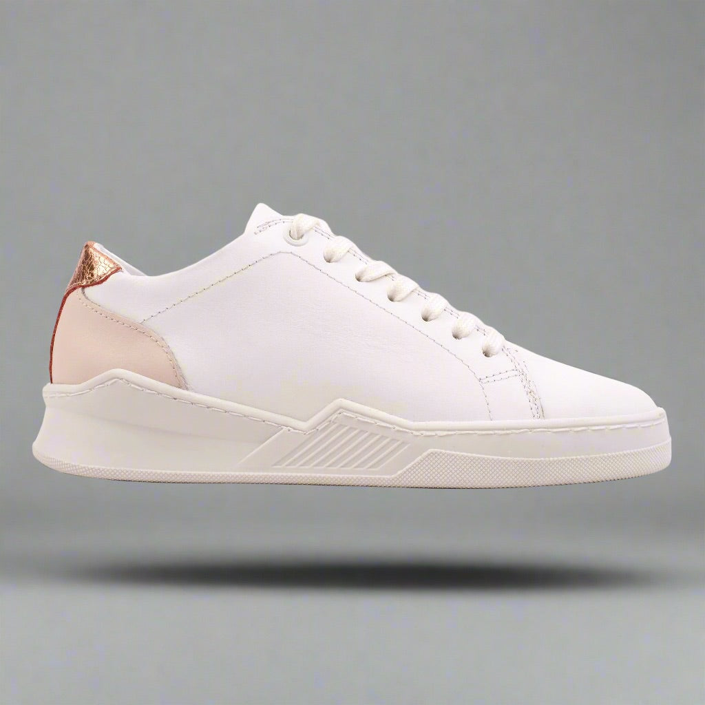 Omnio spencer city sneakers dames wit/rose leer
