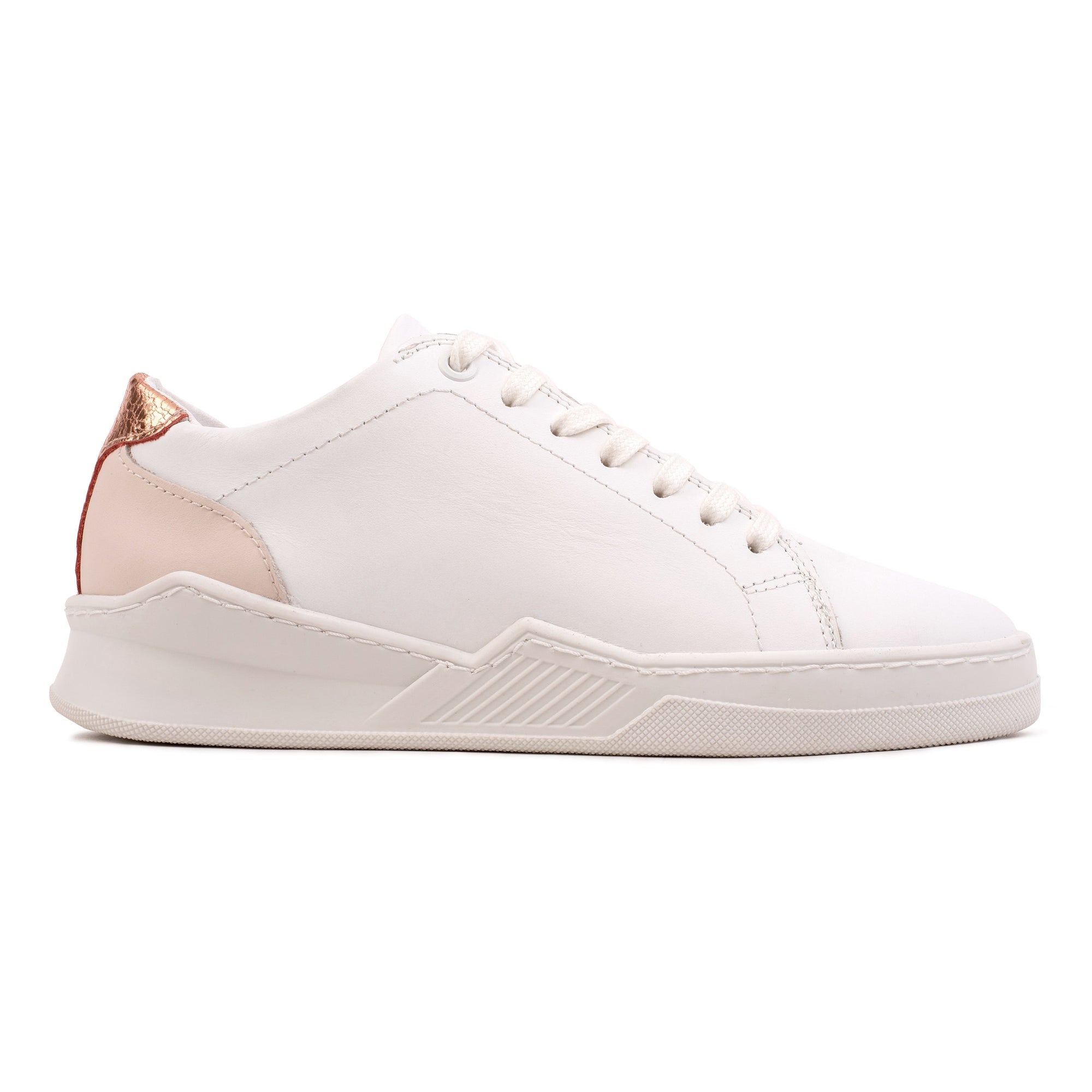 Omnio spencer city sneakers dames wit/rose leer