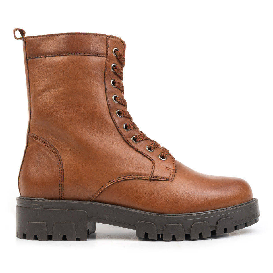 Cafe Moda aria veterboots dames cognac leer