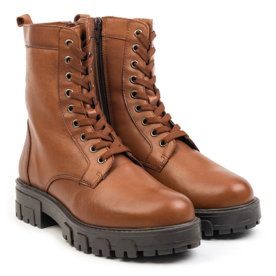 Cafe Moda aria veterboots dames cognac leer