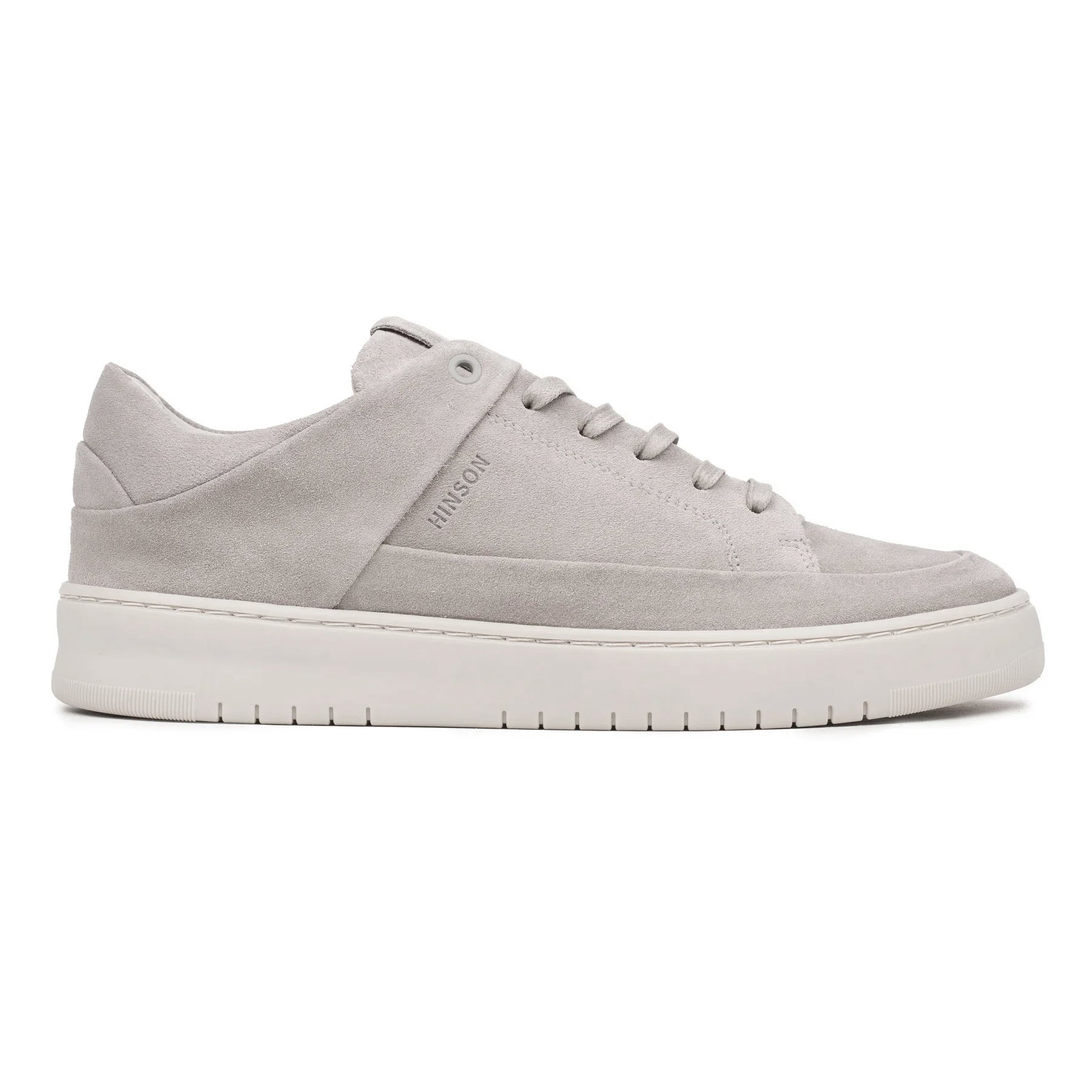 Hinson bennet P4 sneakers heren lichtgrijs suède