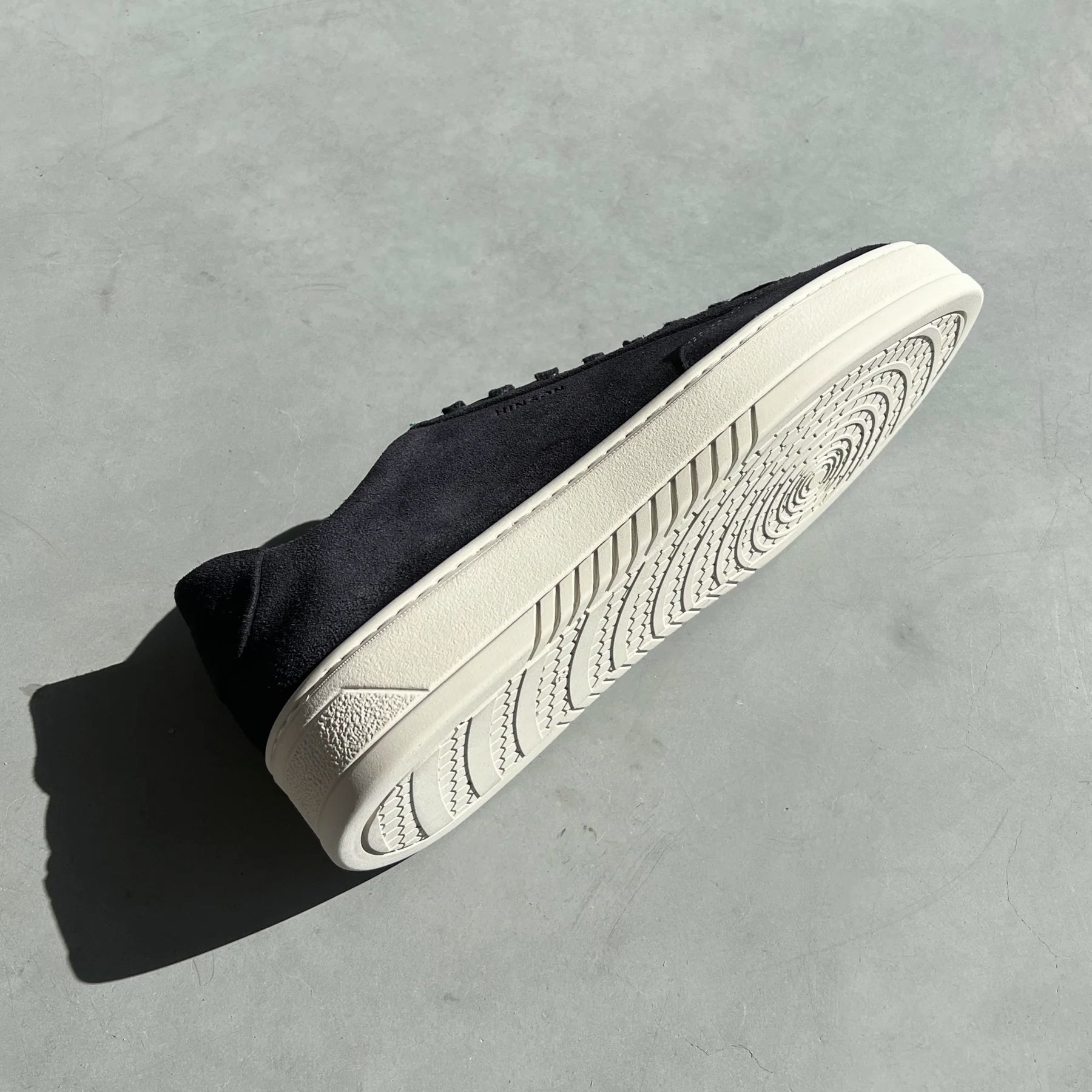 Hinson miller retro sneakers donkerblauw suède