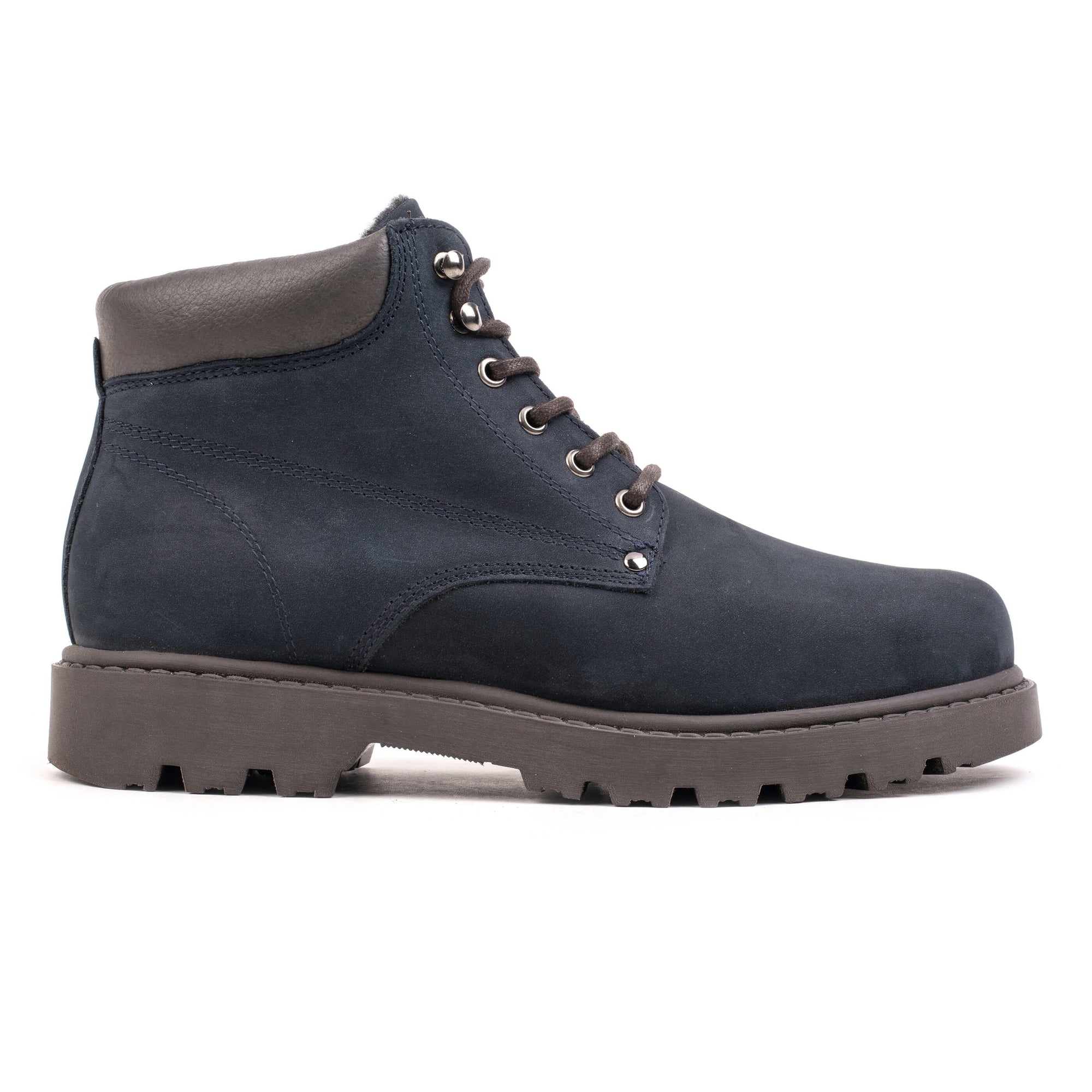 Nordland mach veterboots heren donkerblauw nubuck leer