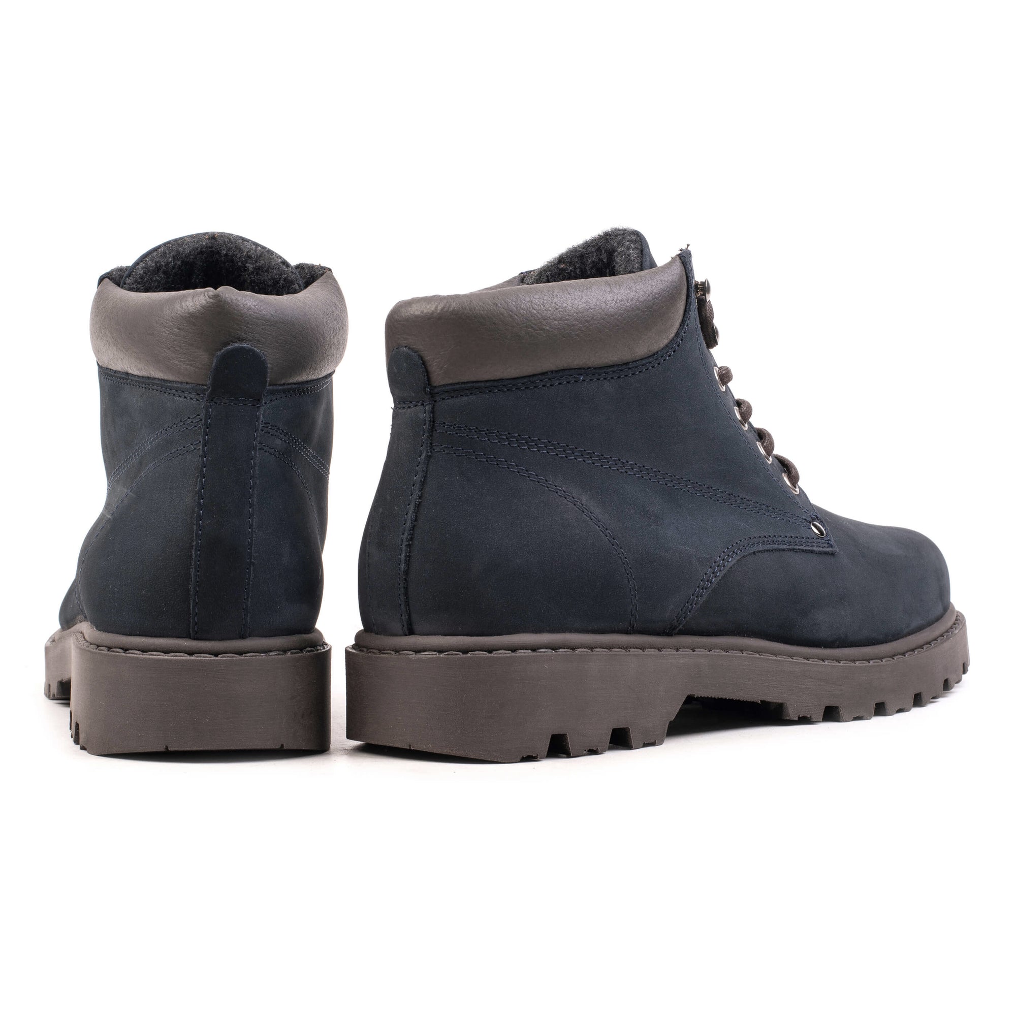 Nordland mach veterboots heren donkerblauw nubuck leer