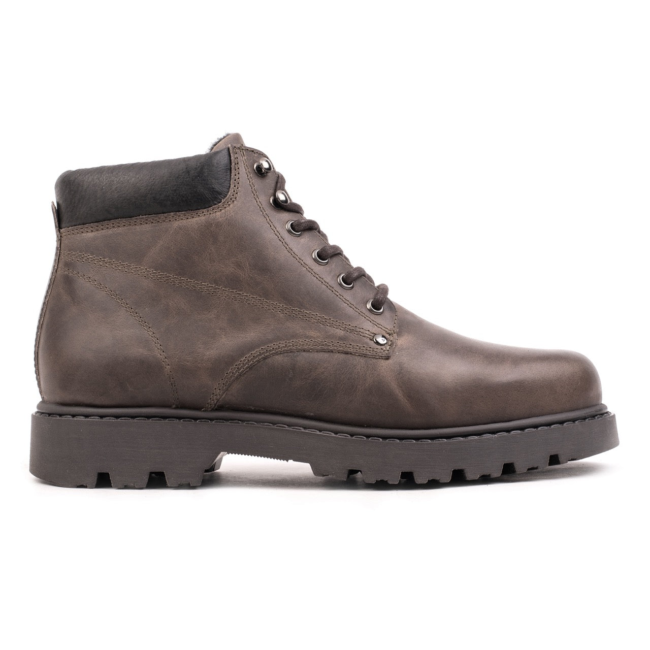Nordland mach veterboots heren dark taupe waxed leer