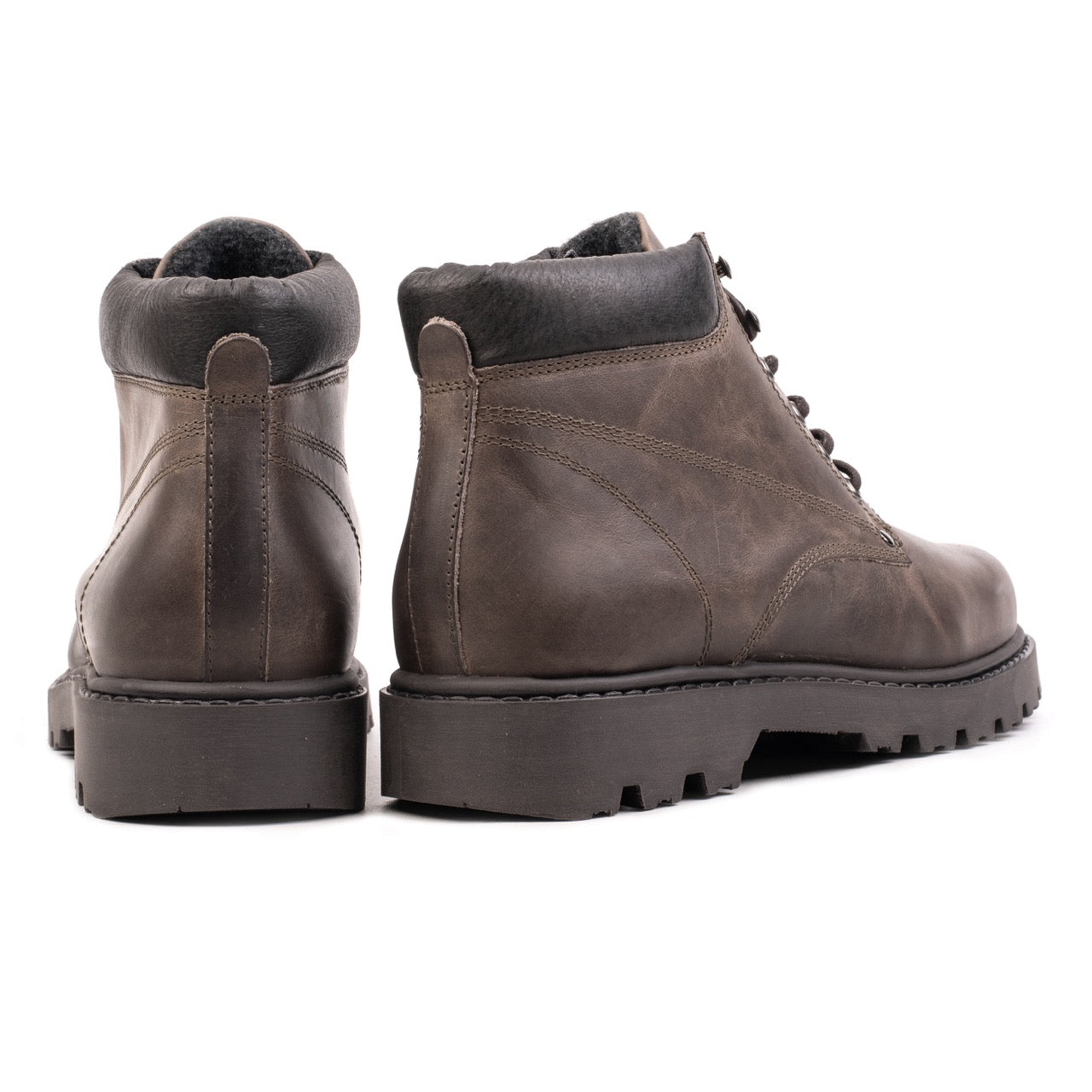 Nordland mach veterboots heren dark taupe waxed leer