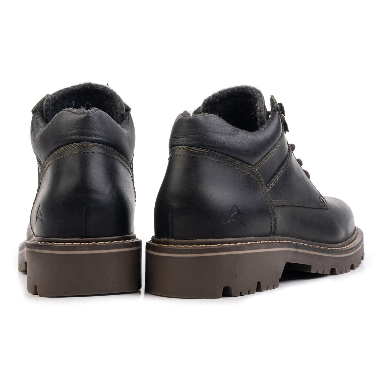 Nordland new thunder ankle boots heren army green waxed leer
