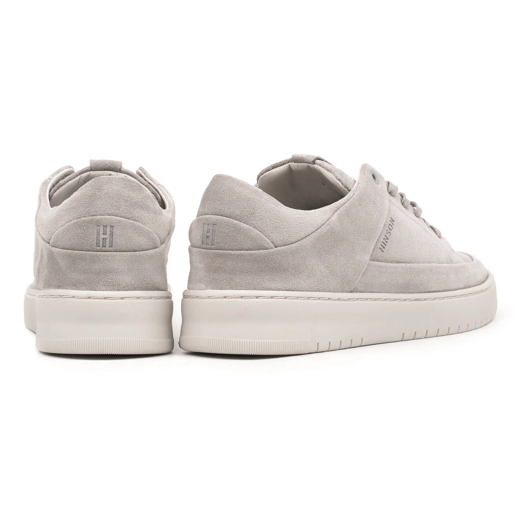 Hinson bennet P4 sneakers heren lichtgrijs suède