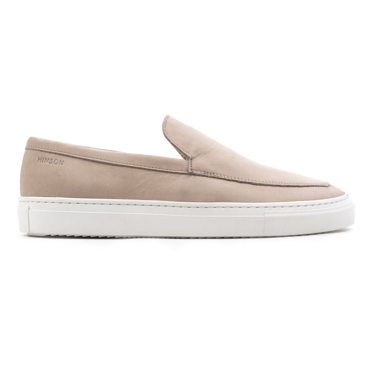 Hinson malton plain loafers heren sand nubuck