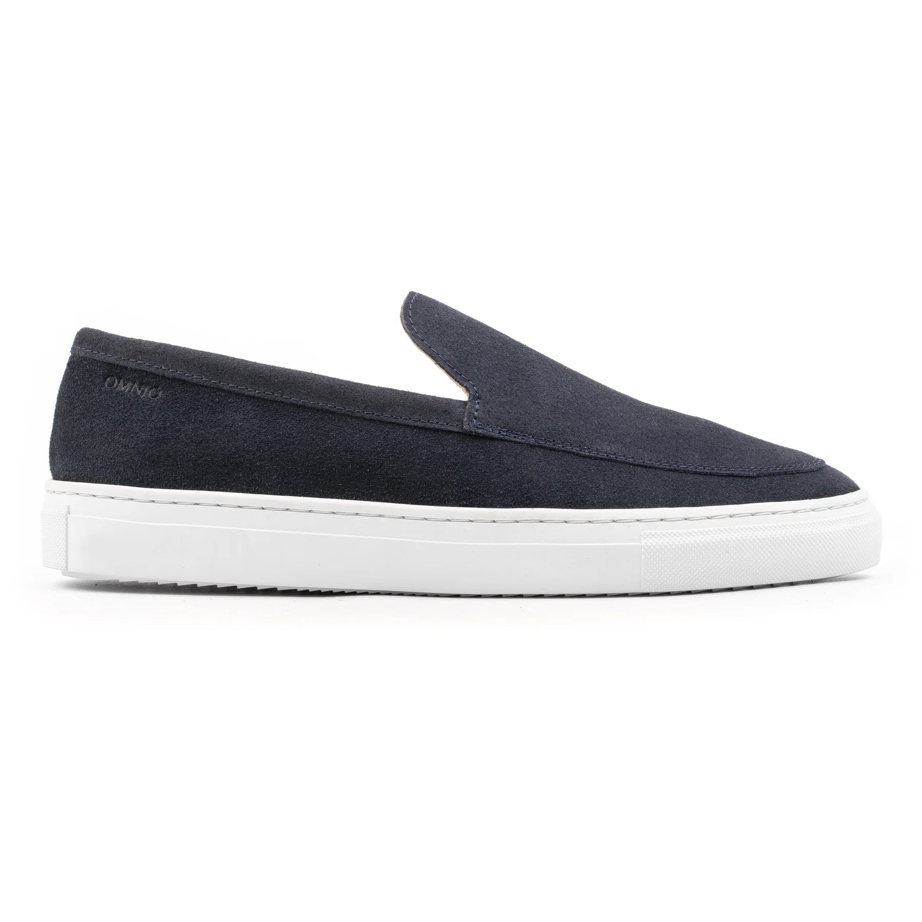 Omnio malton plain loafers heren blauw suède