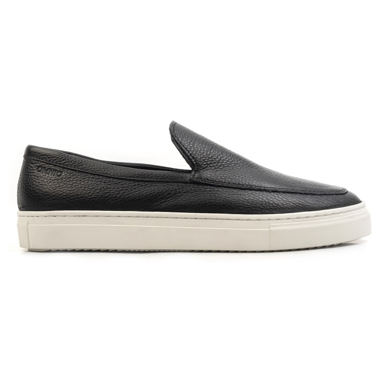 Omnio malton plain loafers heren zwart leer