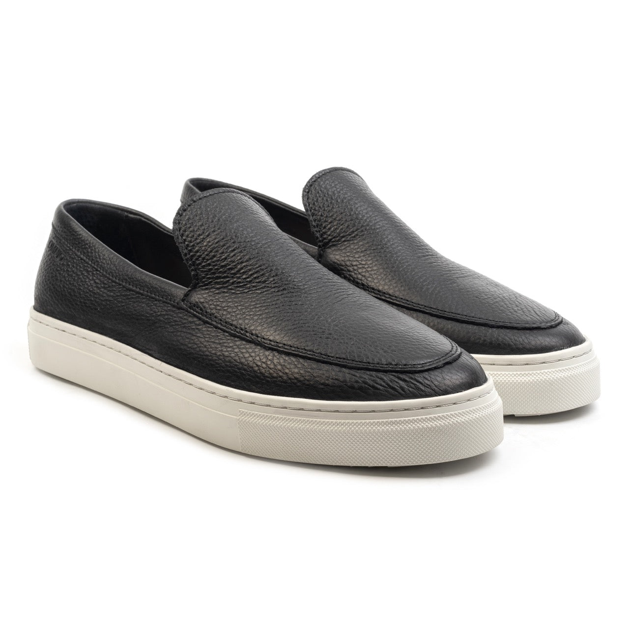 Omnio malton plain loafers heren zwart leer