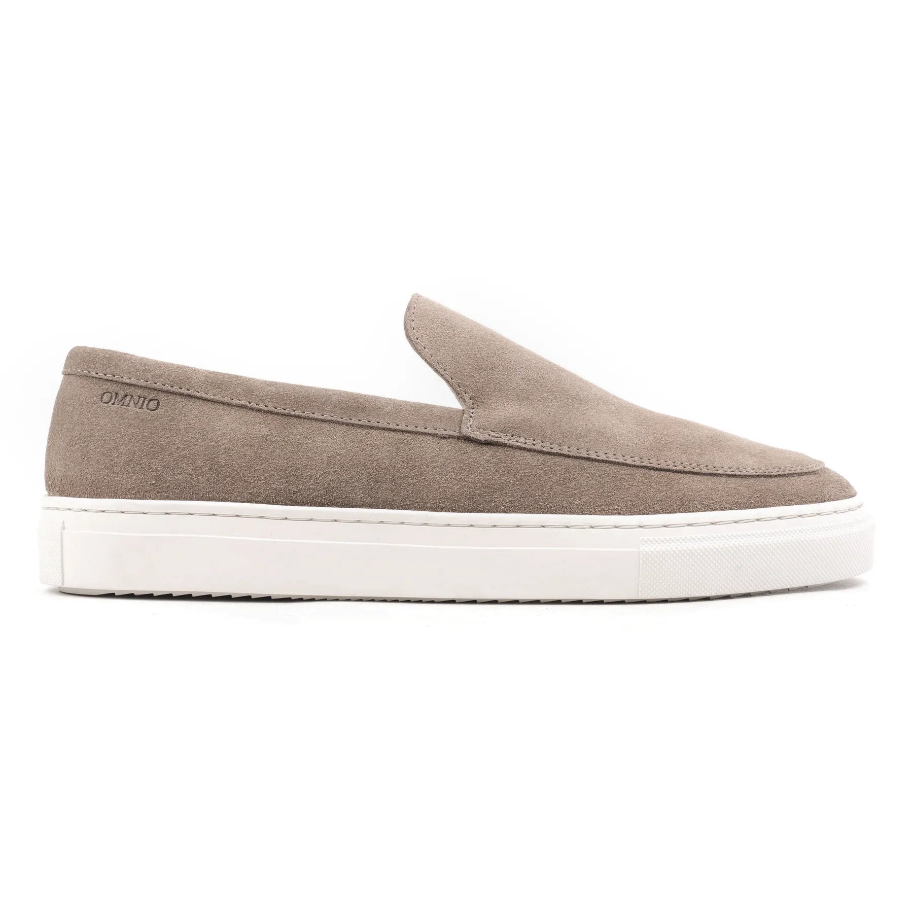 Omnio malton plain loafers heren camel suède
