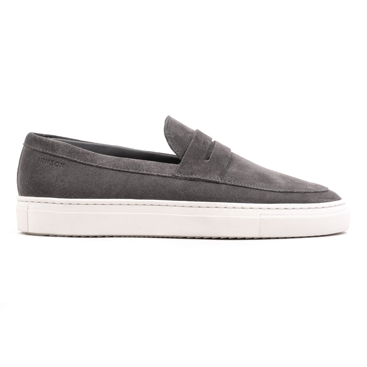 Hinson malton saddle loafers heren fumo suède