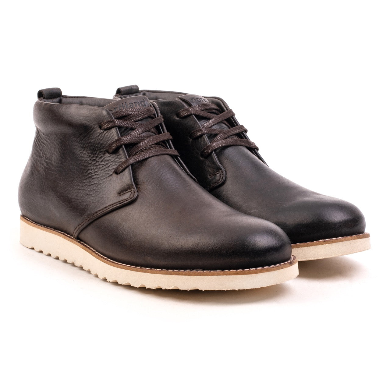 Nordland raval chucka boots heren bruin rustiek leer