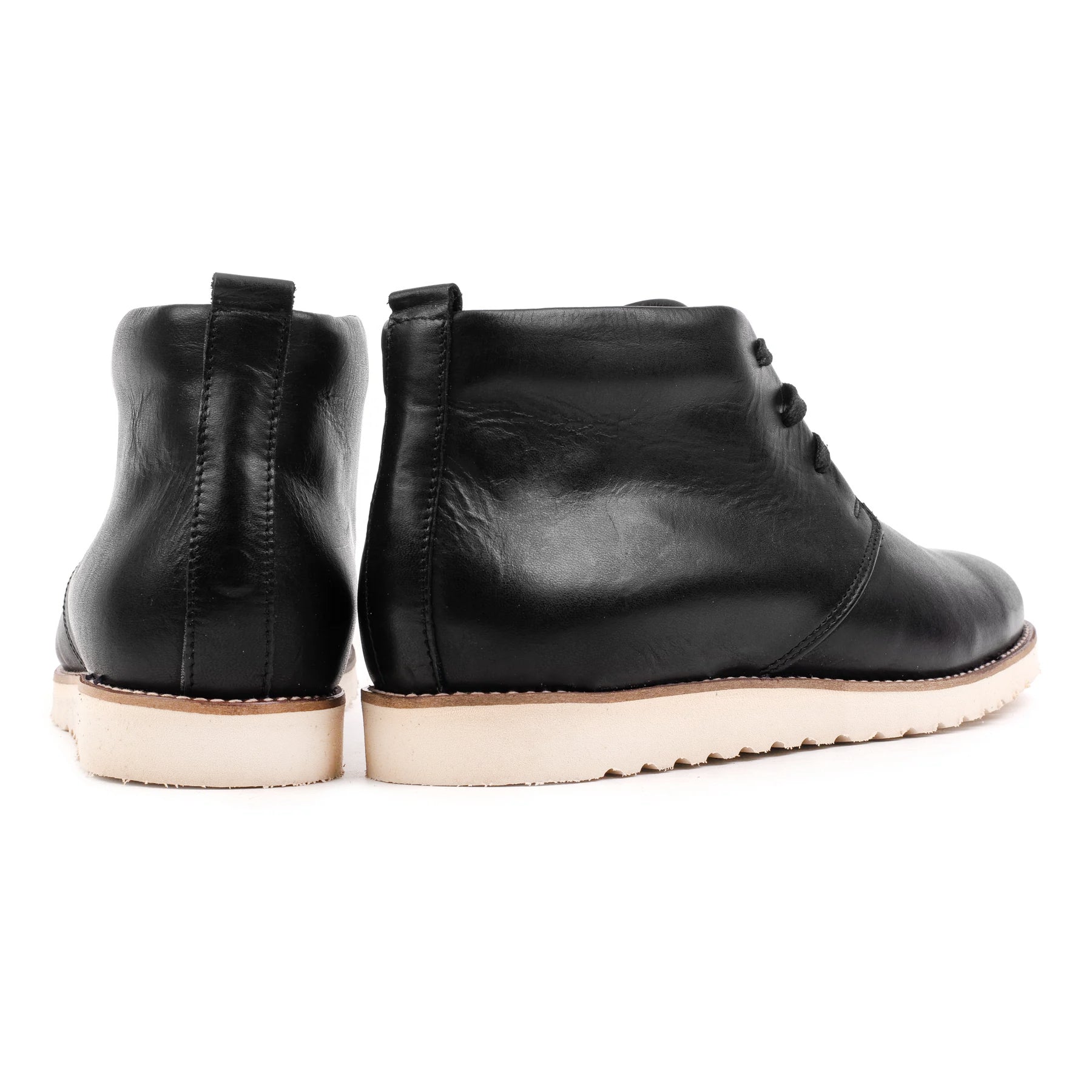 Nordland raval chucka boots heren zwart leer