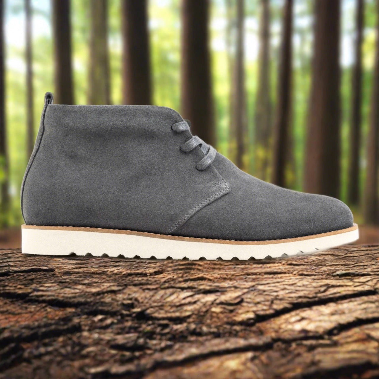 Nordland raval chucka boots heren grijs suède