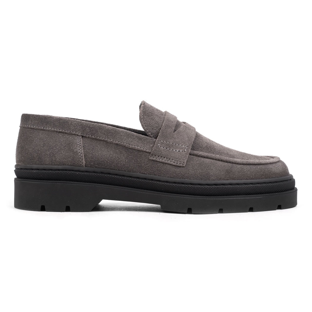 Hinson elon loafers heren antracite suède