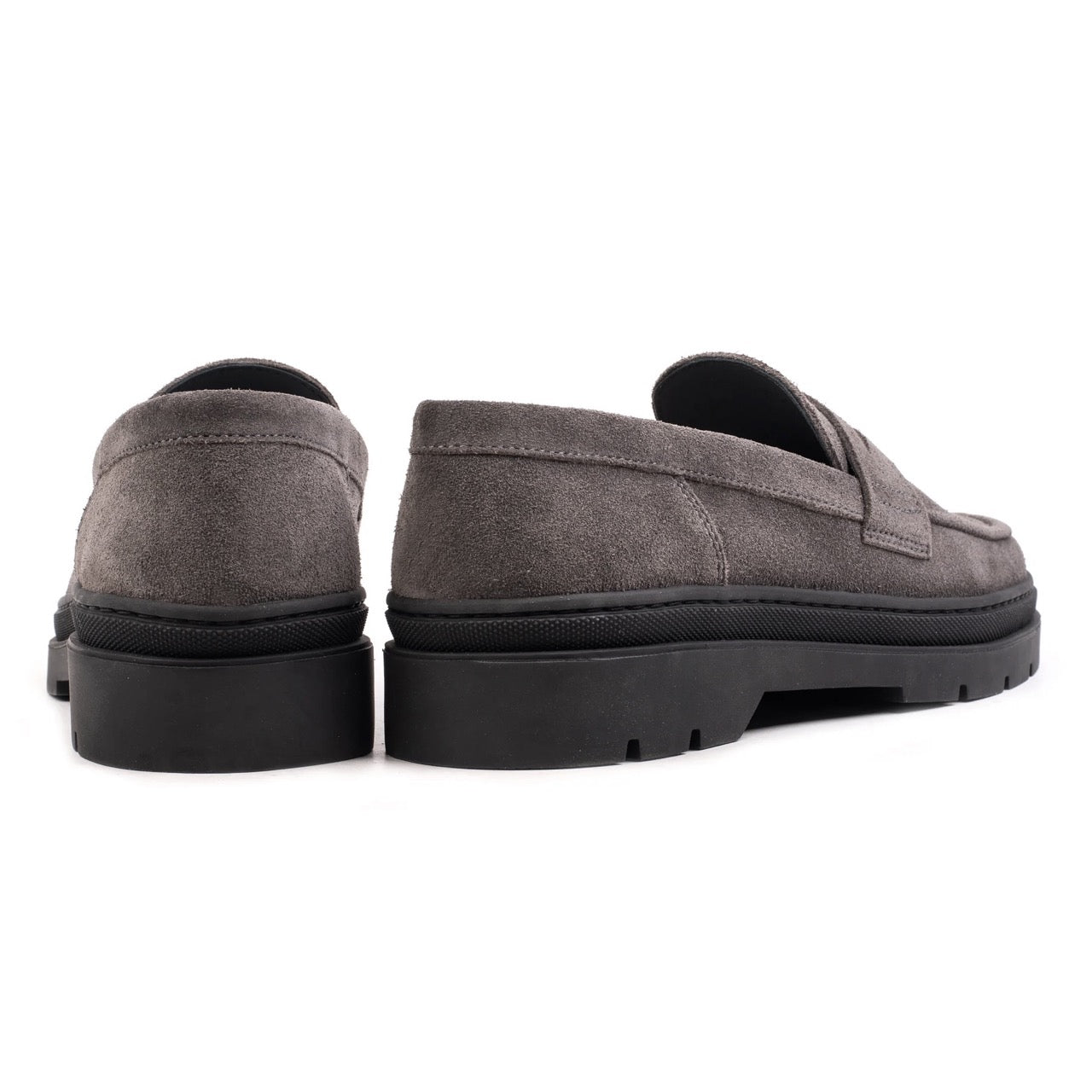 Hinson elon loafers heren antracite suède