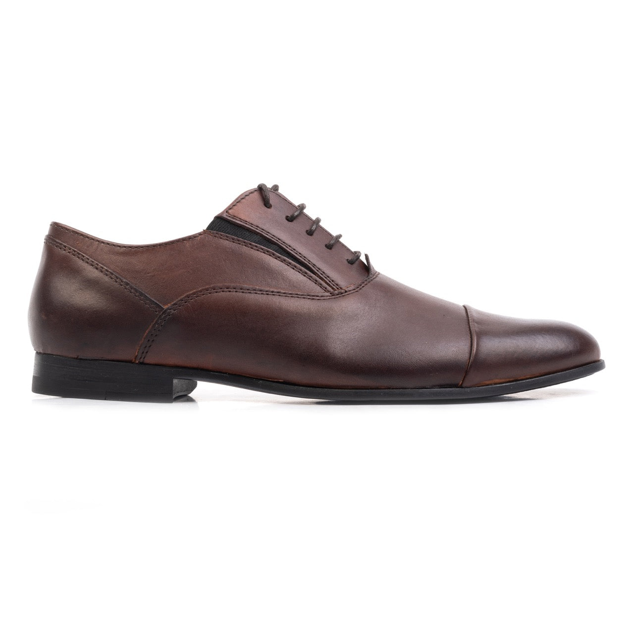 omnio-gusset-oxford-herenschoenen bruin leer