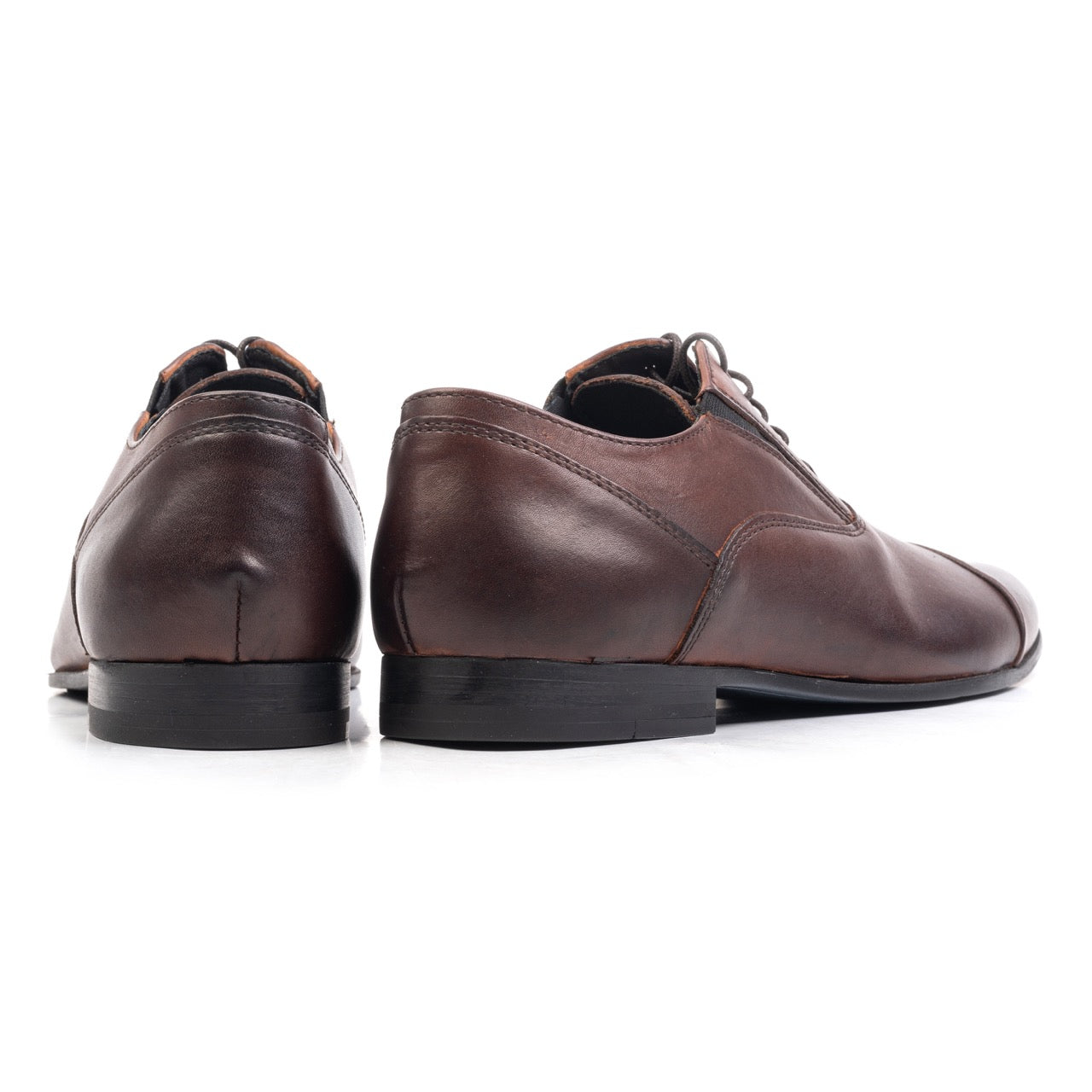 omnio-gusset-oxford-herenschoenen bruin leer