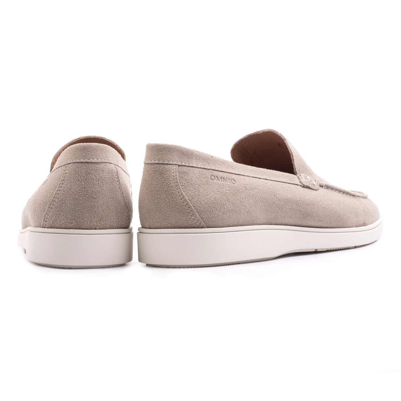 Omnio cave moc loafers heren sesamo suède