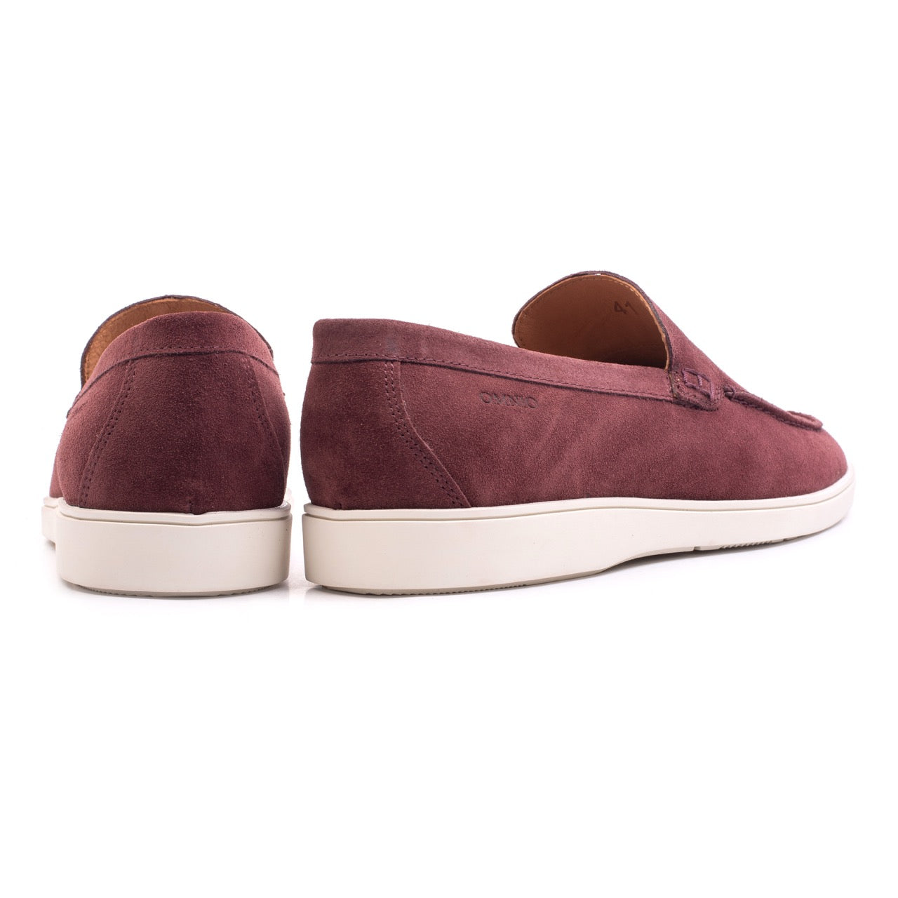 Omnio cave moc loafers heren bordo suède