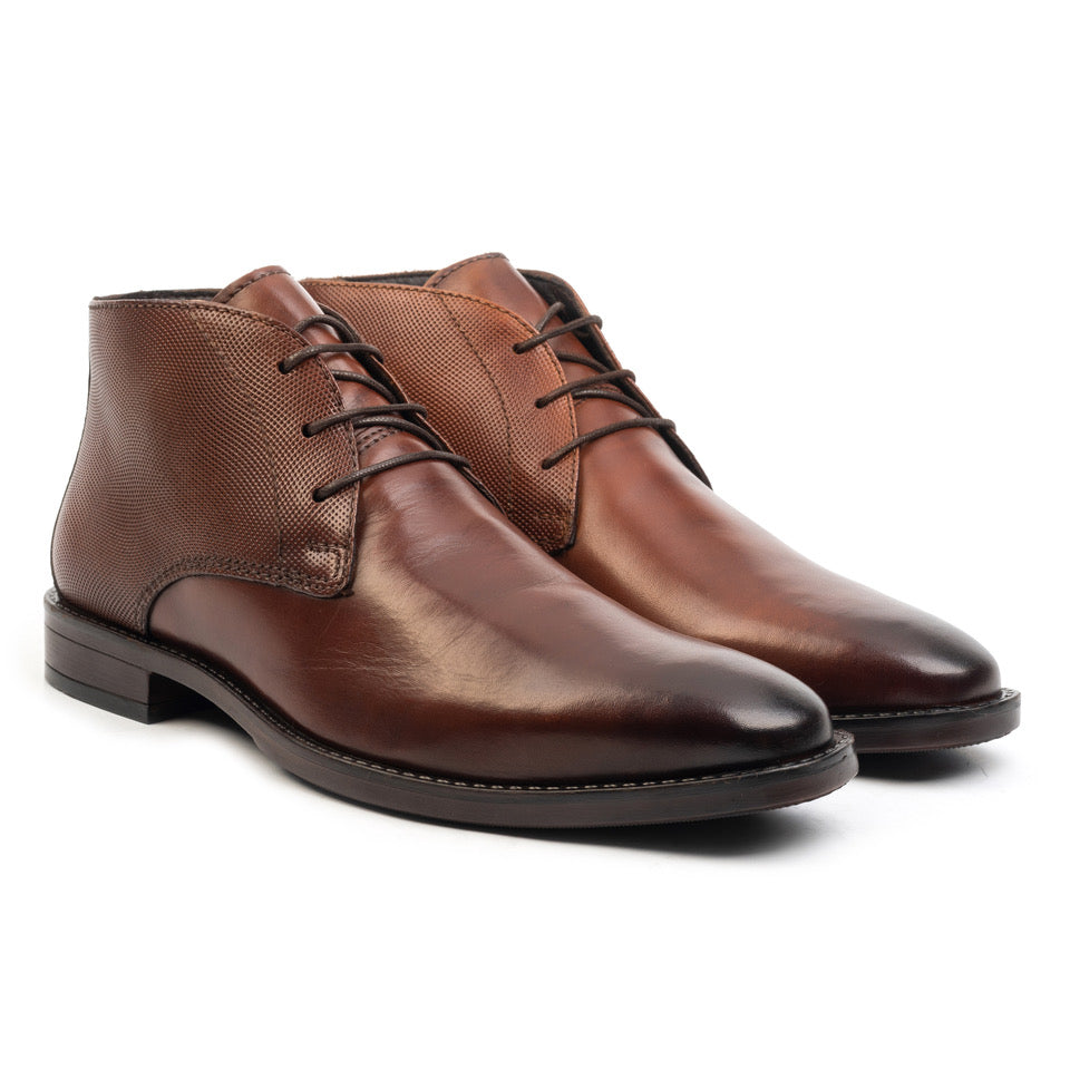 Cafe Moda veterboots heren tan leer