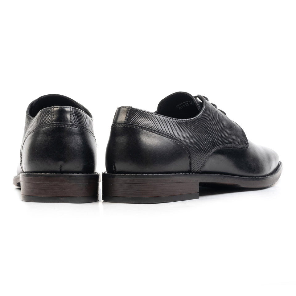 Cafe Moda charlie veterschoen heren zwart leer