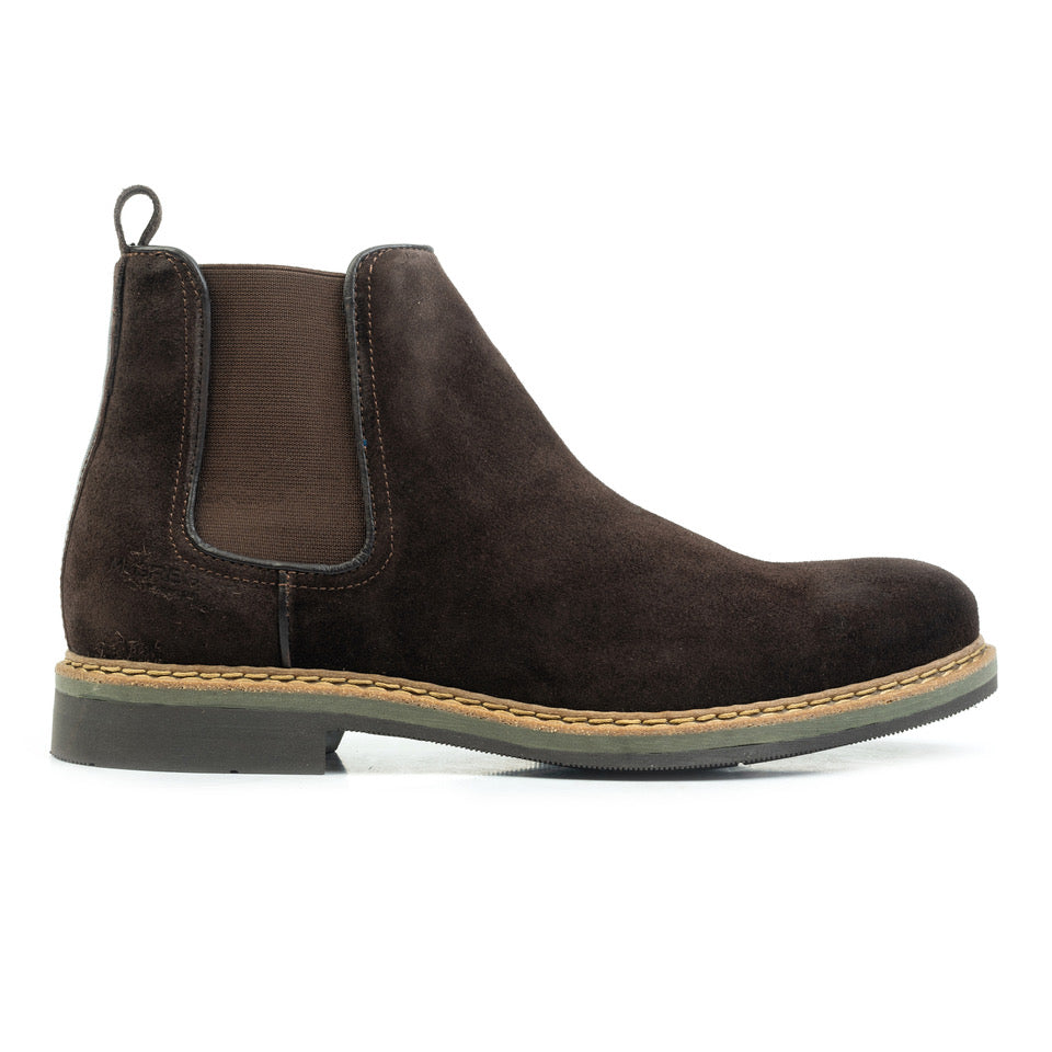 Vaton carlow chelsea boots heren bruin suède