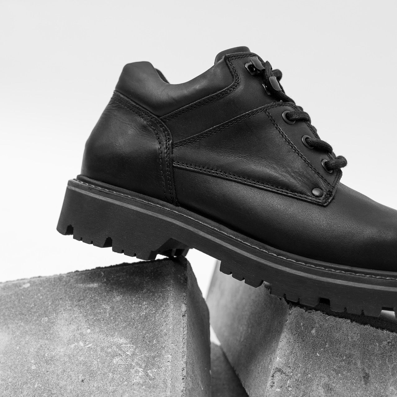Nordland new thunder ankle boots heren zwart leer