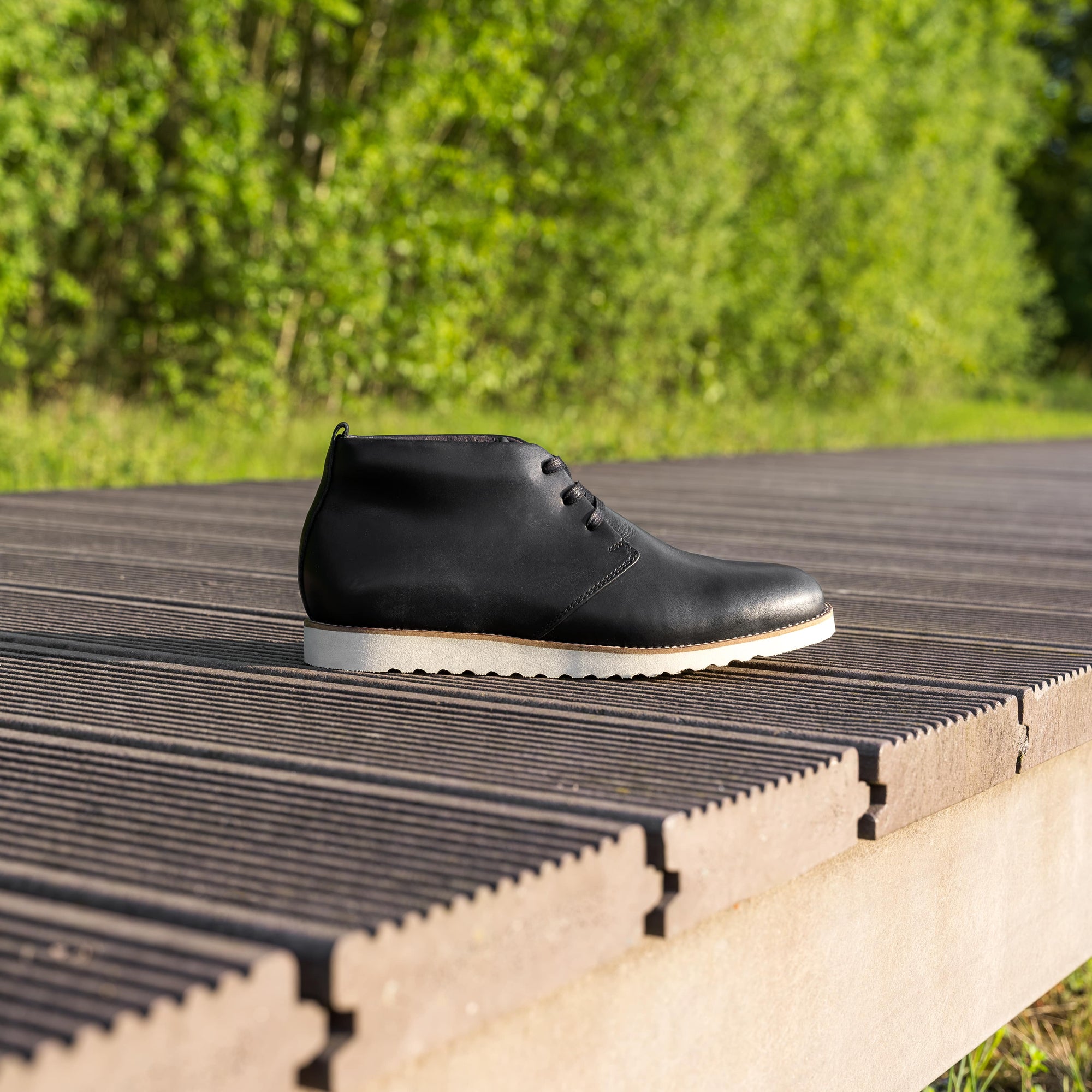Nordland raval chucka boots heren zwart leer