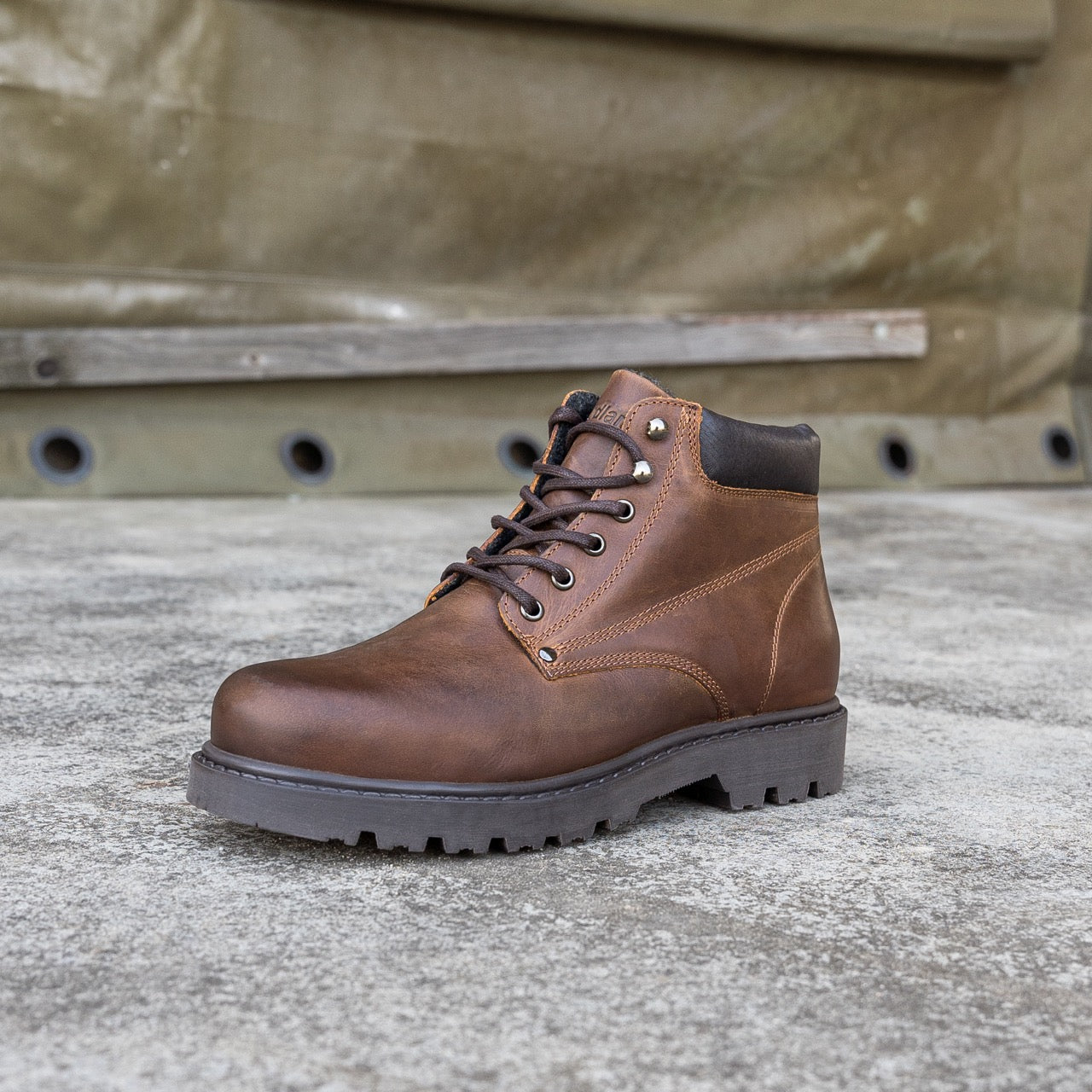 Nordland mach veterboots heren cognac waxed leer