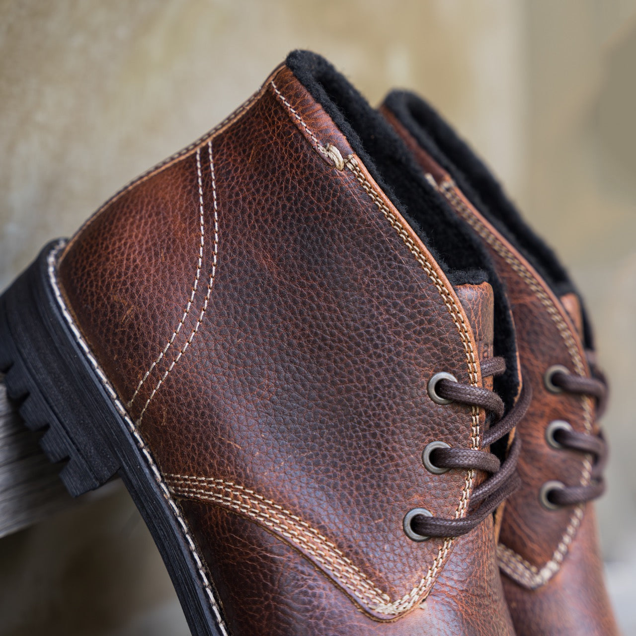 Nordland gordon chucka boots heren chesnut waxed leer