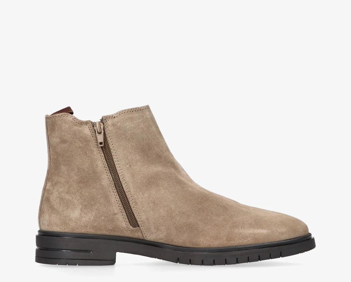 Cafe Moda fank chelsea boots heren taupe suède