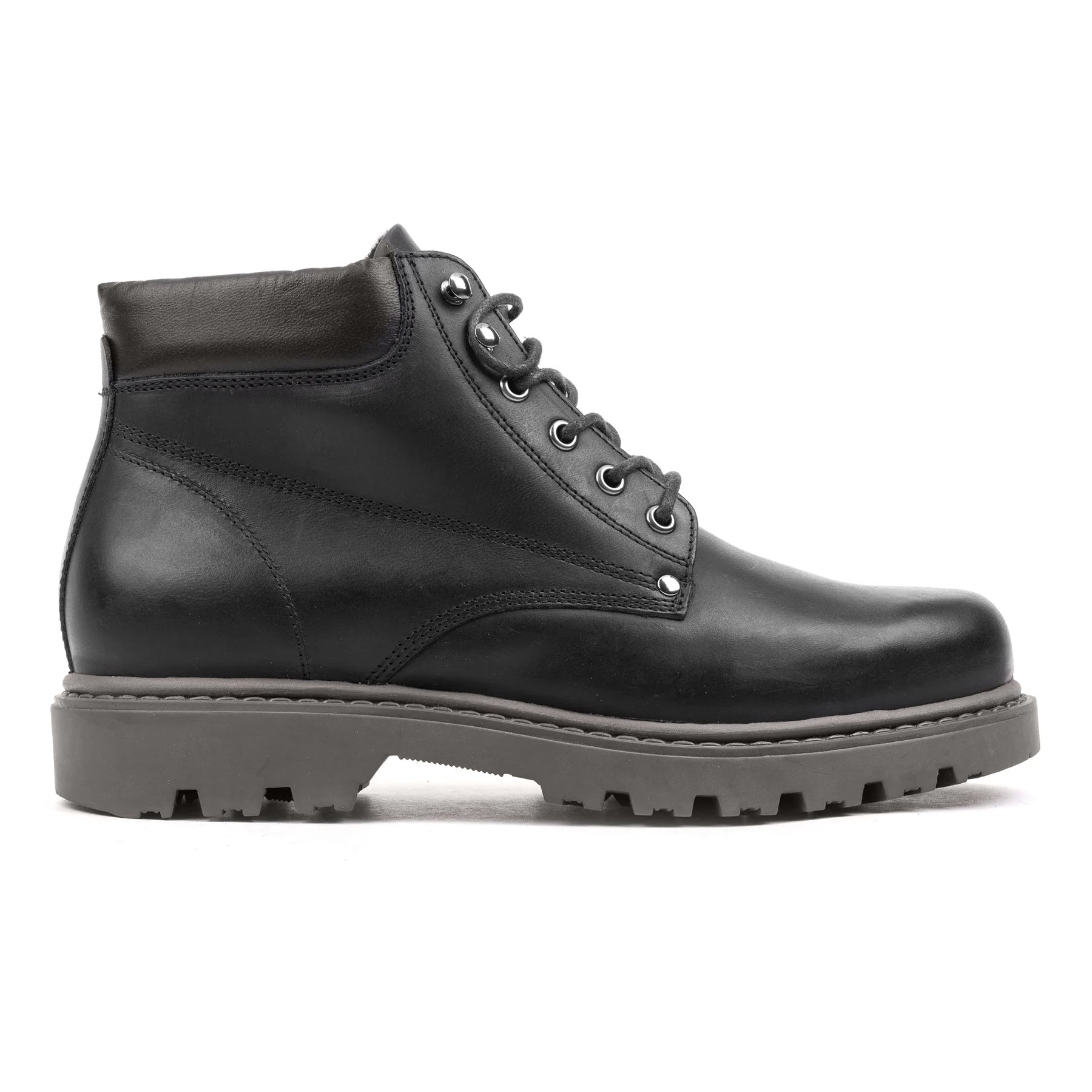 Nordland mach veterboots heren zwart gommato leer