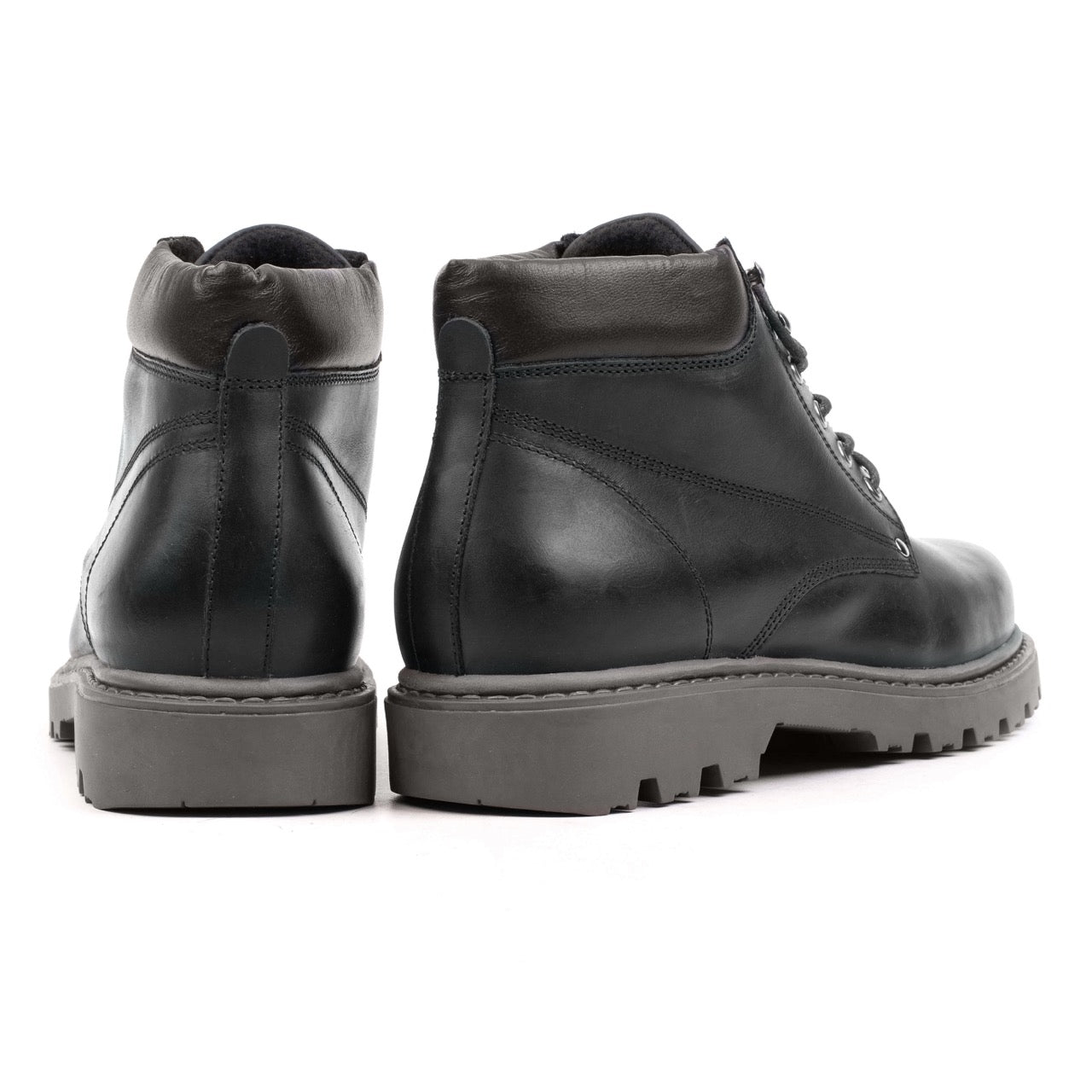Nordland mach veterboots heren zwart gommato leer