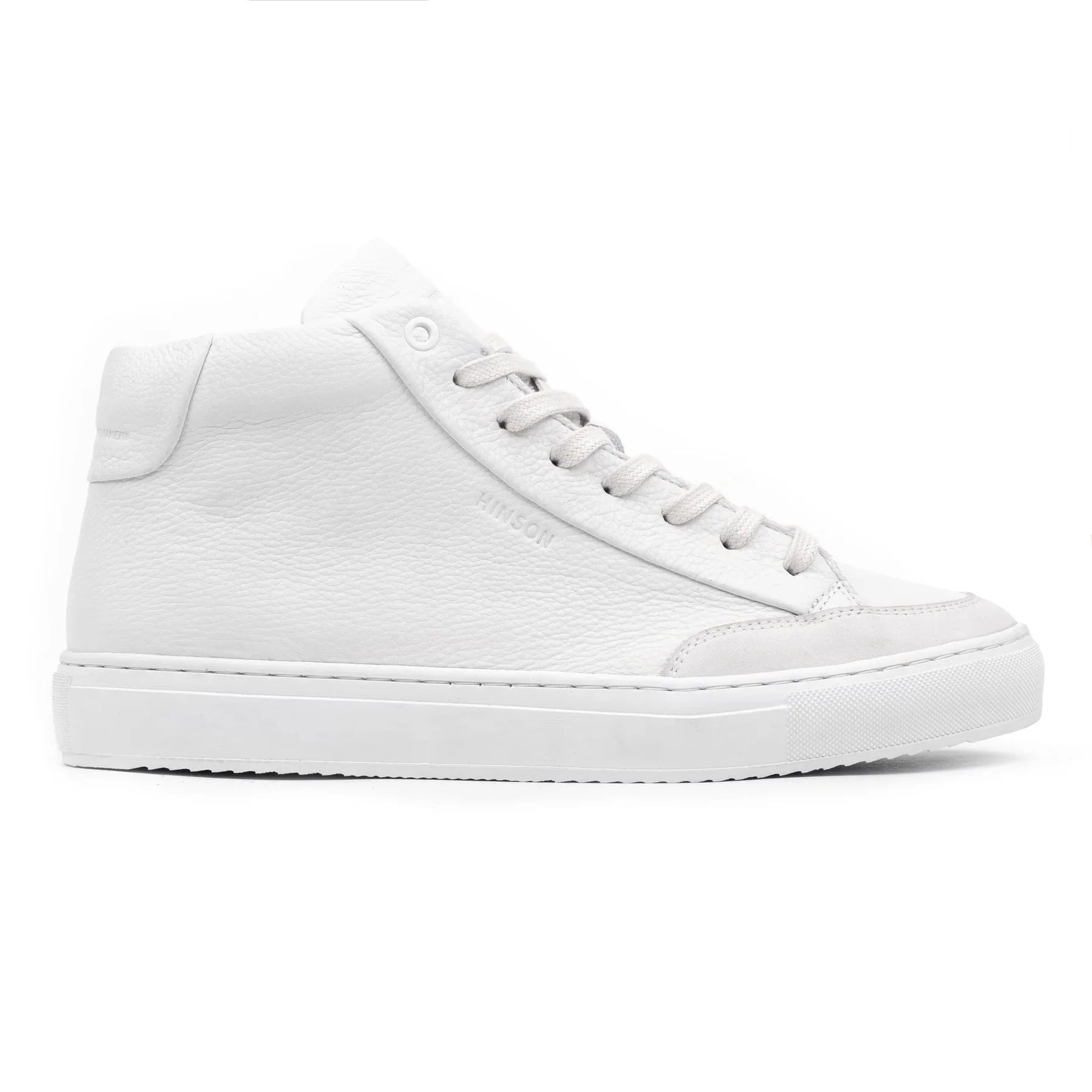 Hinson sorren high sneakers heren wit leer